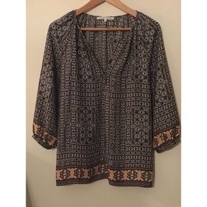 VIOLET & CLAIRE TUNIC TOP SIZE L